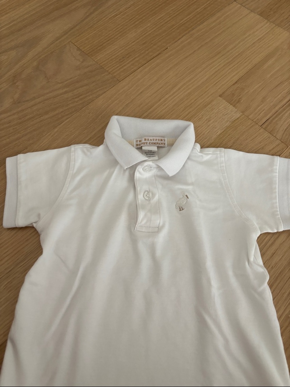 The Beaufort Bonnet Company Prim & Proper Polo - Worth Avenue White - Picture 5 of 5